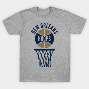 Retro New Orleans Hoops Logo T-Shirt